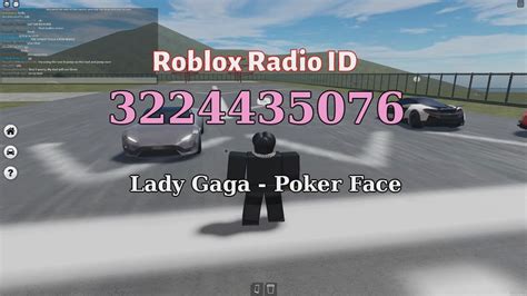 poker face roblox id slowed